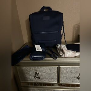 Dagne Dover Indi Diaper Backpack Large in Storm